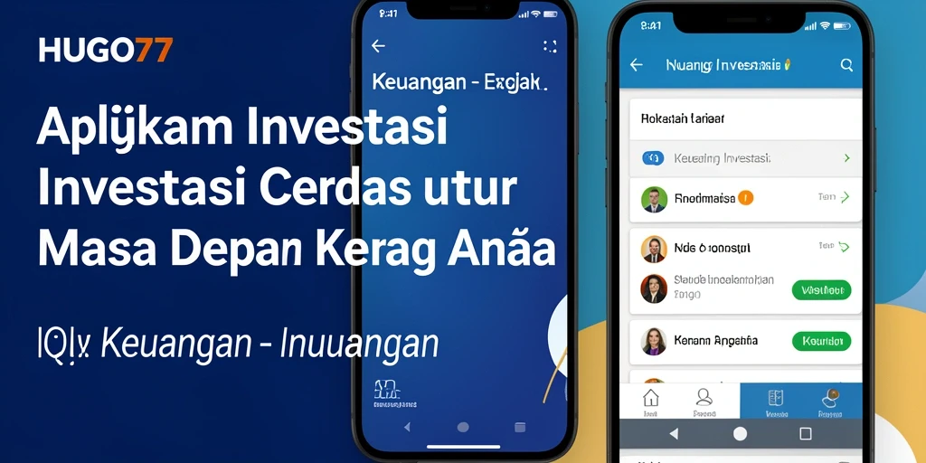 Tampilan antarmuka aplikasi HUGO77 untuk investasi yang praktis.