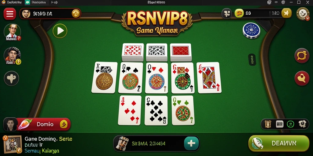 Tampilan antarmuka RSNVIP8 yang menarik dan interaktif.